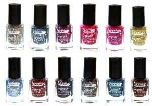 Vernis Pailletés So Glitter ! Douze couleurs métalliques irisées tendance