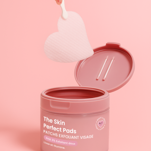 Pads exfoliants coeurs